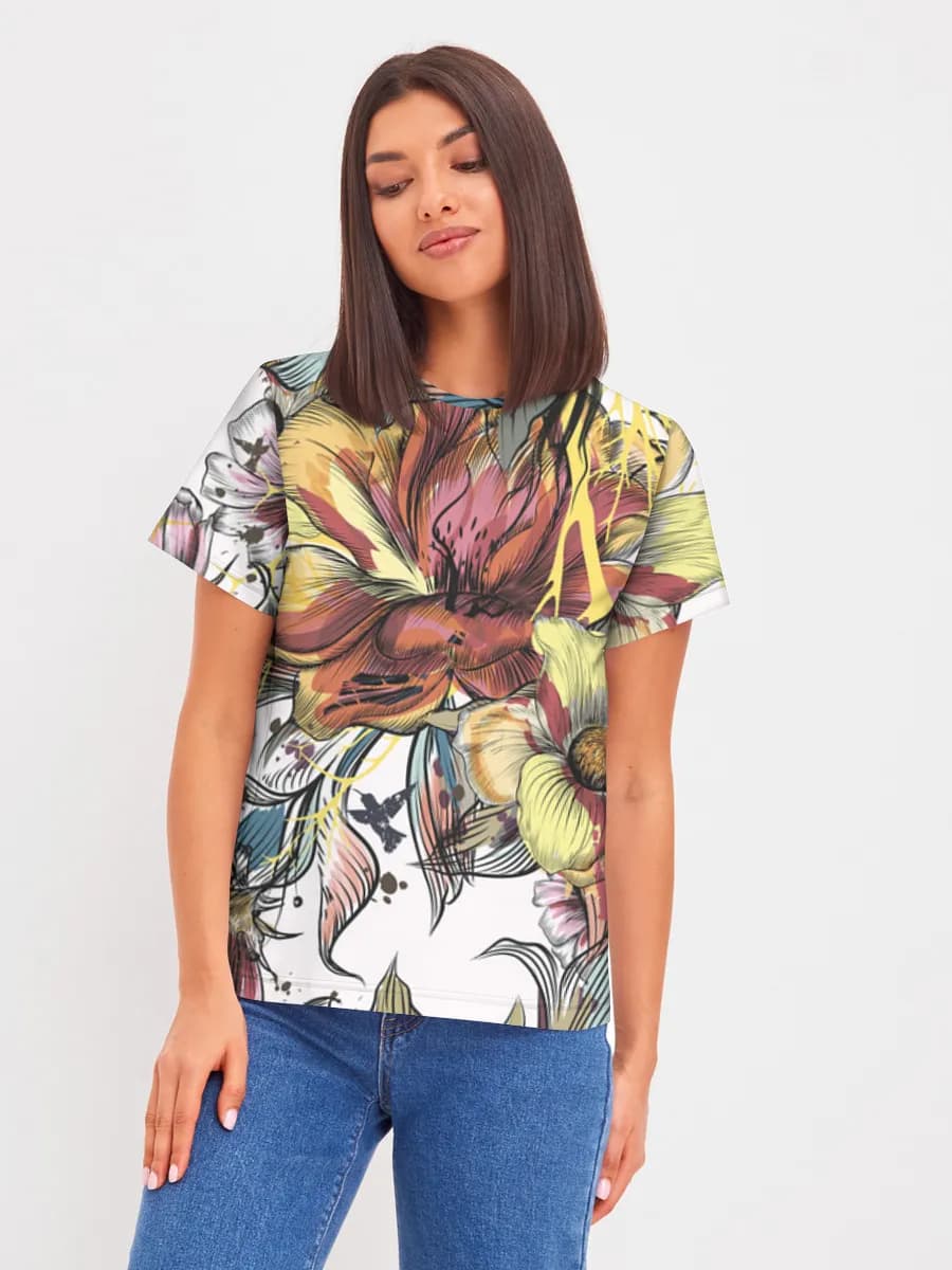 Women's basic cotton T-shirt