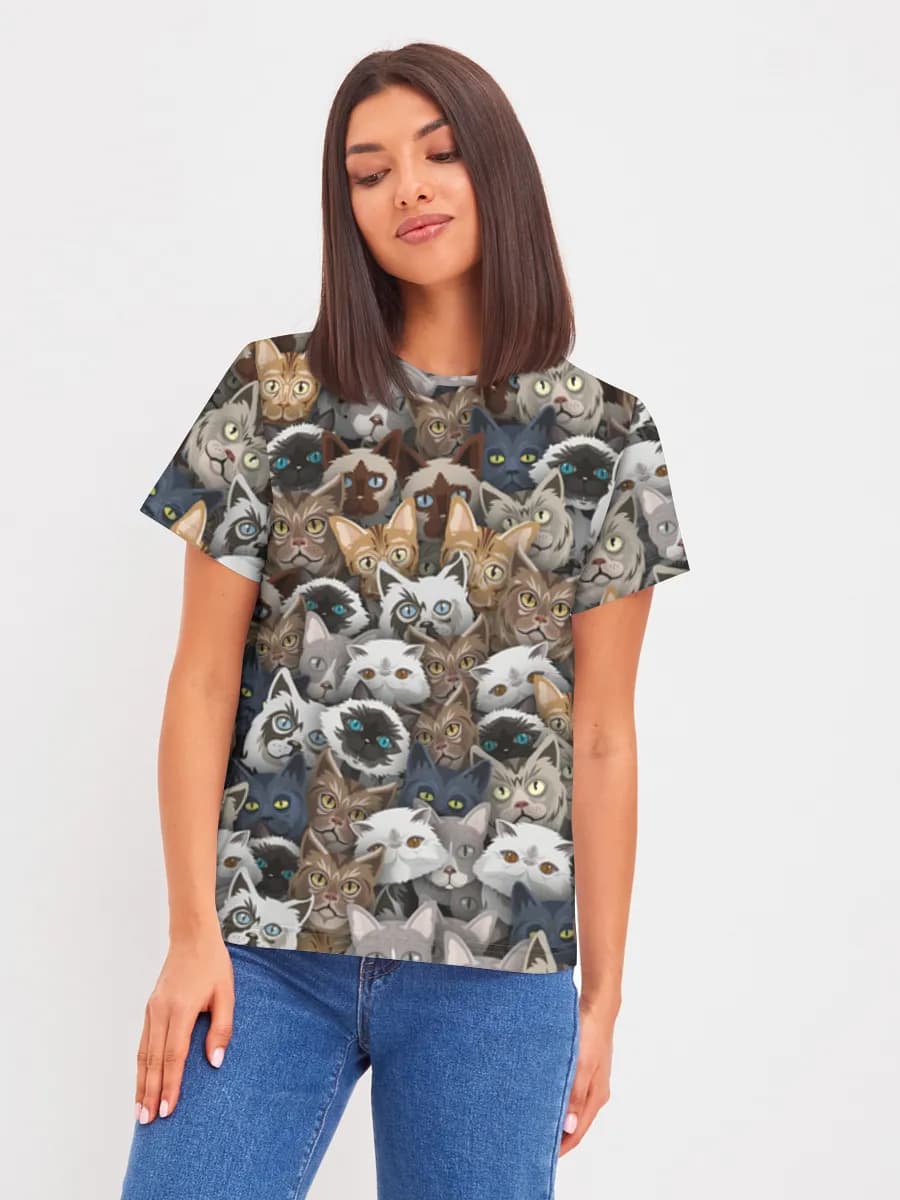 Women's basic cotton T-shirt