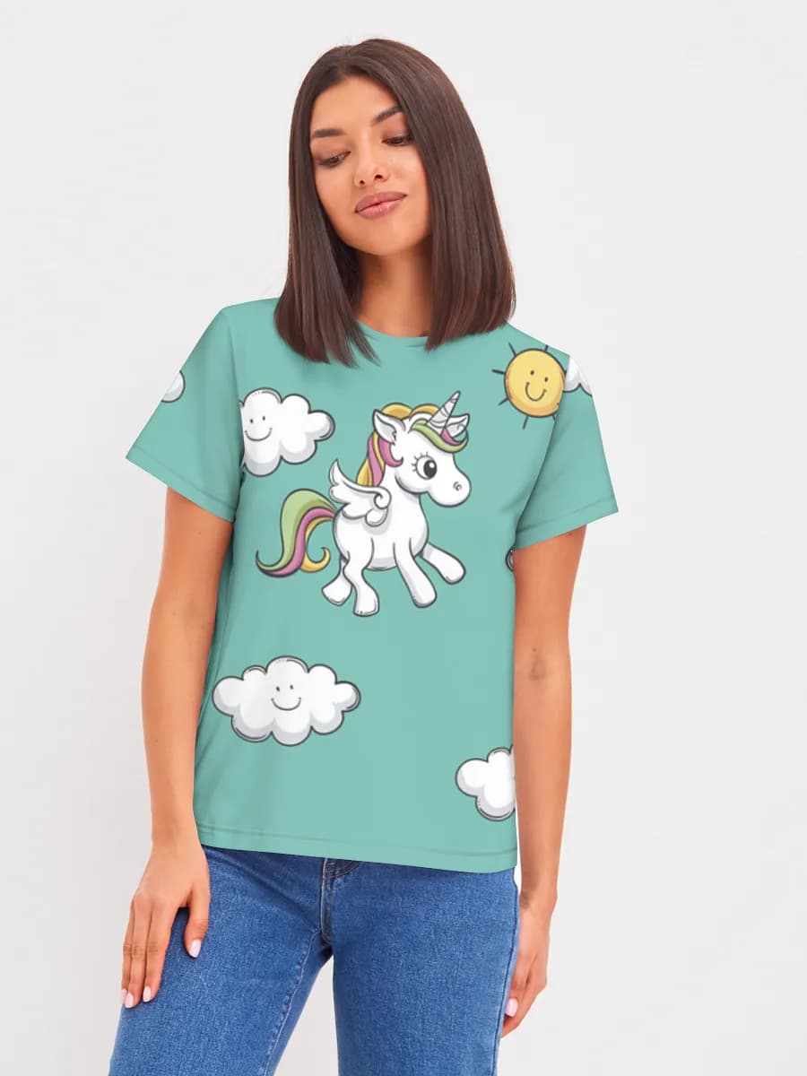 Women's basic cotton T-shirt