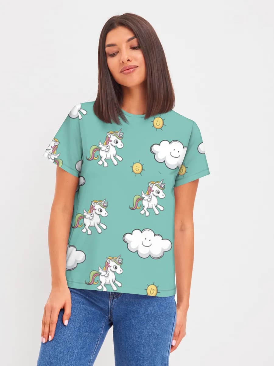 Women's basic cotton T-shirt