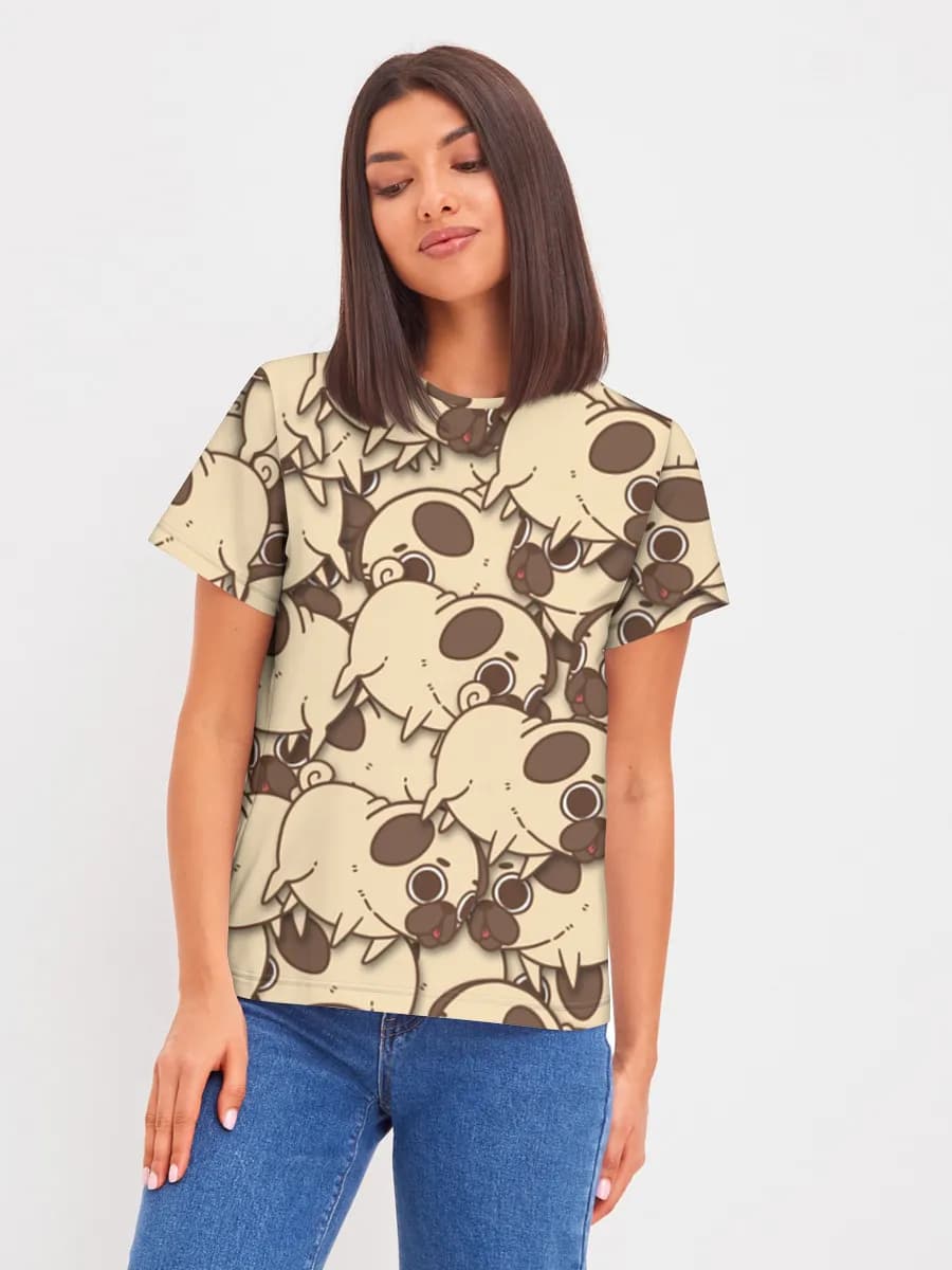 Women's basic cotton T-shirt