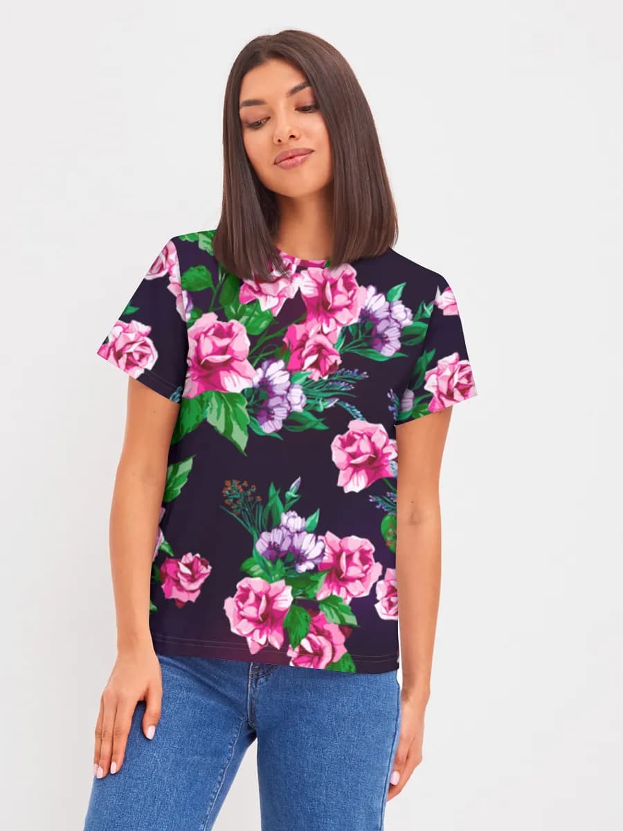Women's basic cotton T-shirt