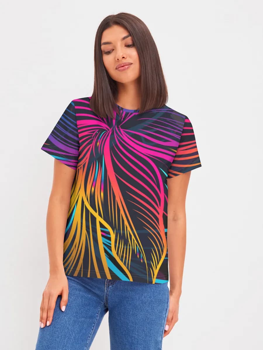 Women's basic cotton T-shirt
