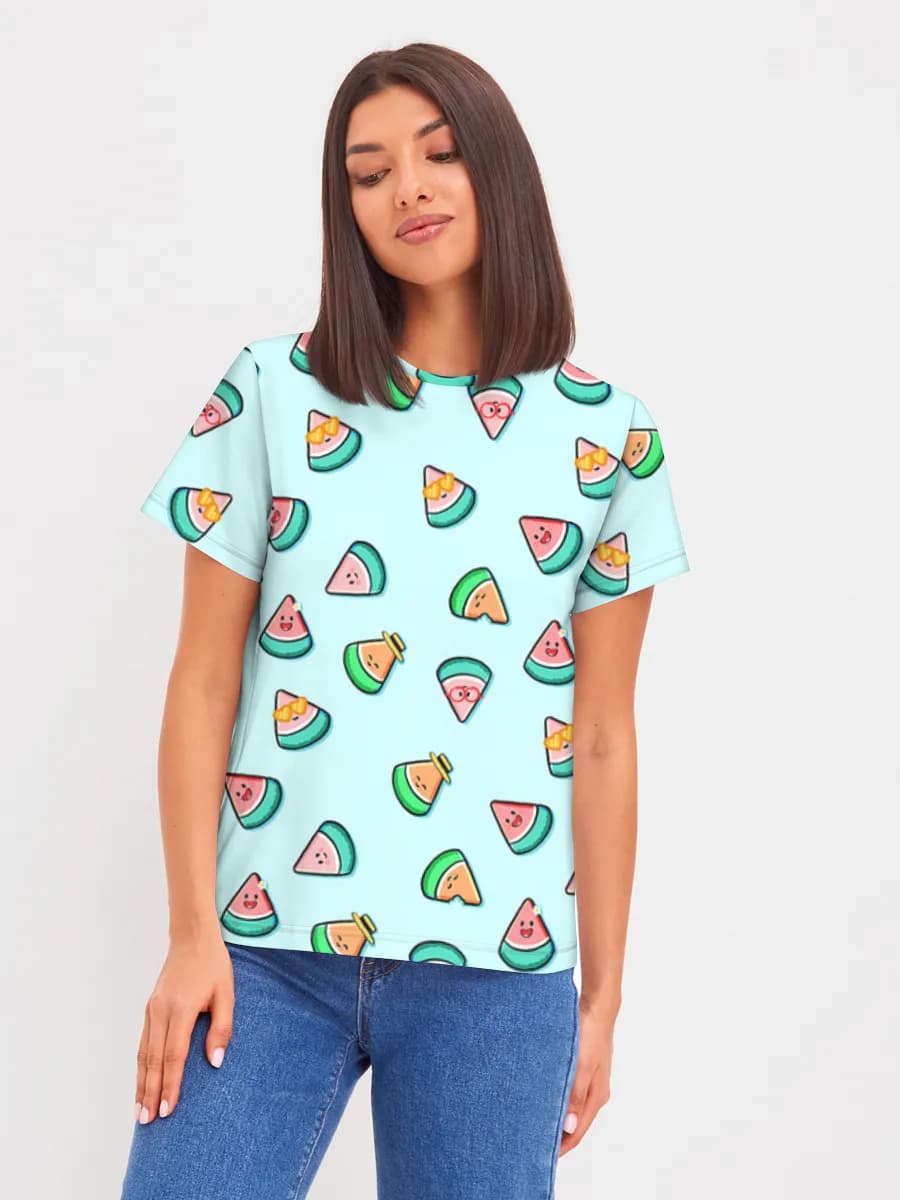 Women's basic cotton T-shirt