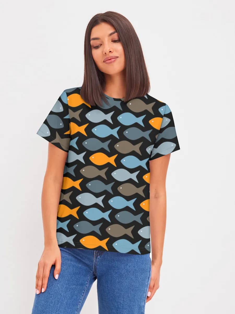 Women's basic cotton T-shirt