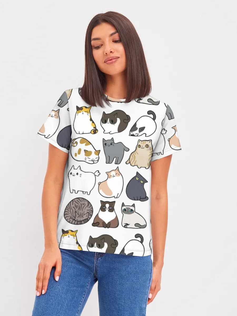 Women's basic cotton T-shirt