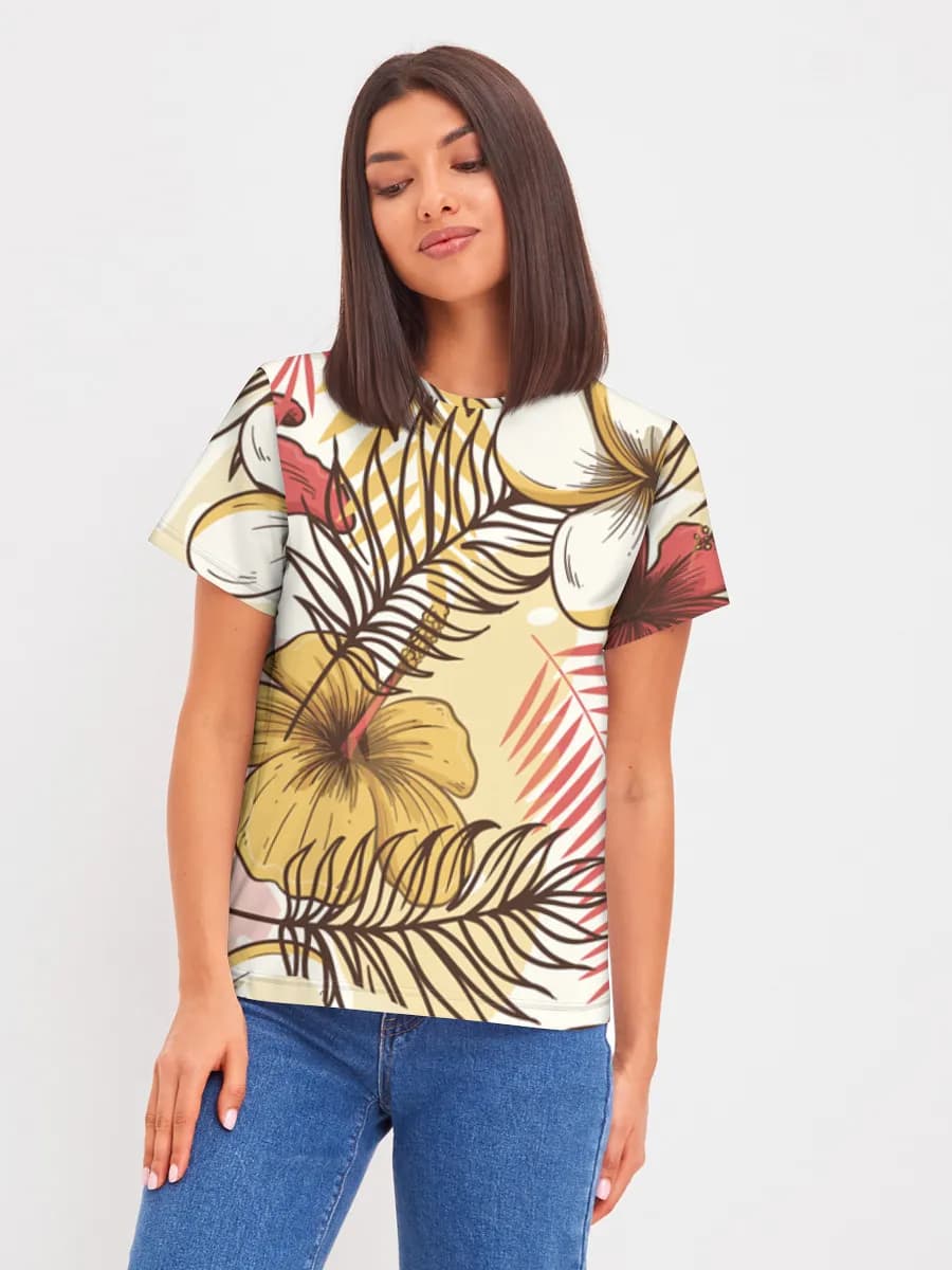 Women's basic cotton T-shirt