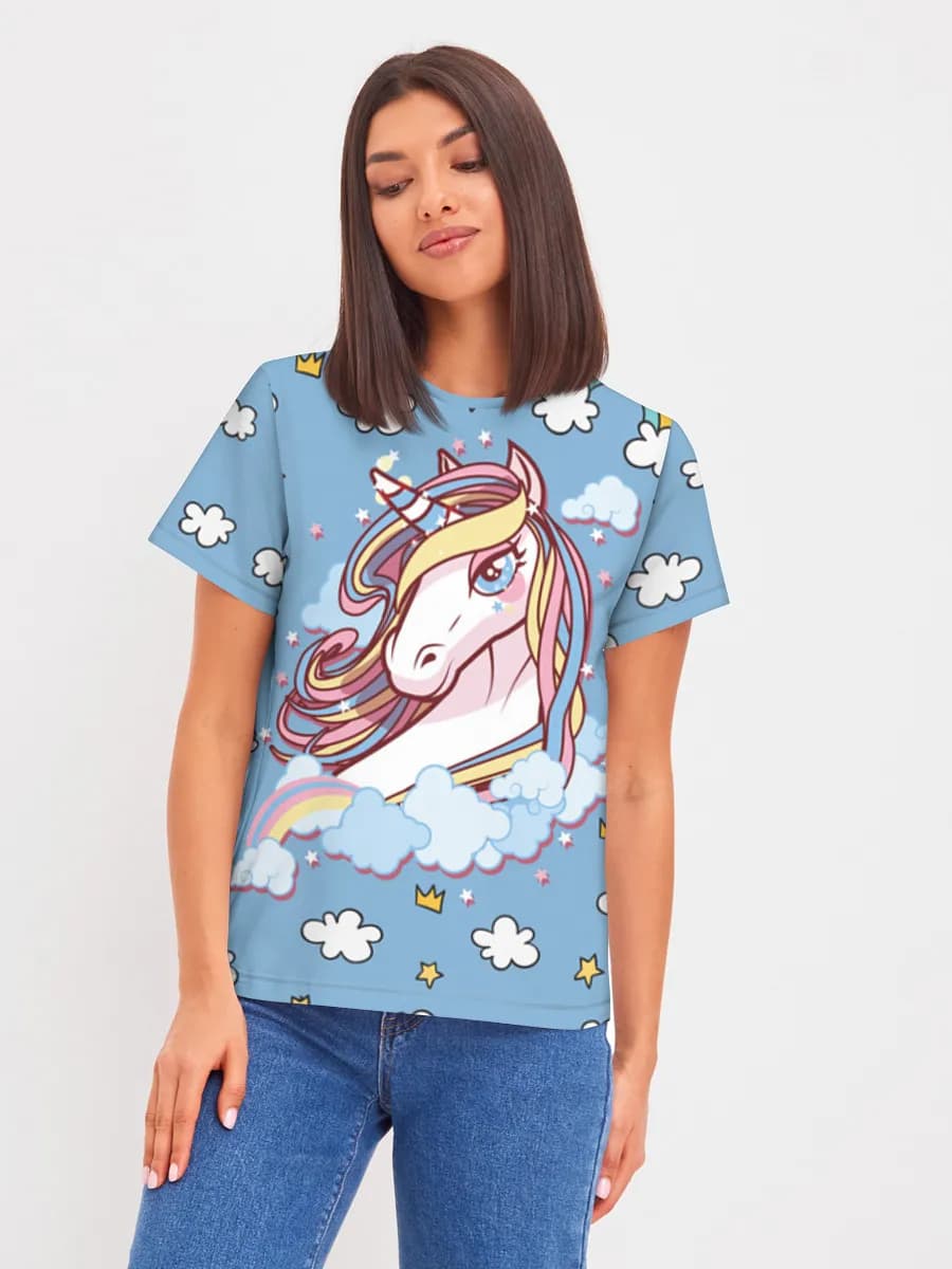 Women's basic cotton T-shirt