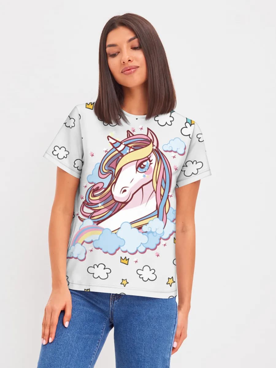 Women's basic cotton T-shirt