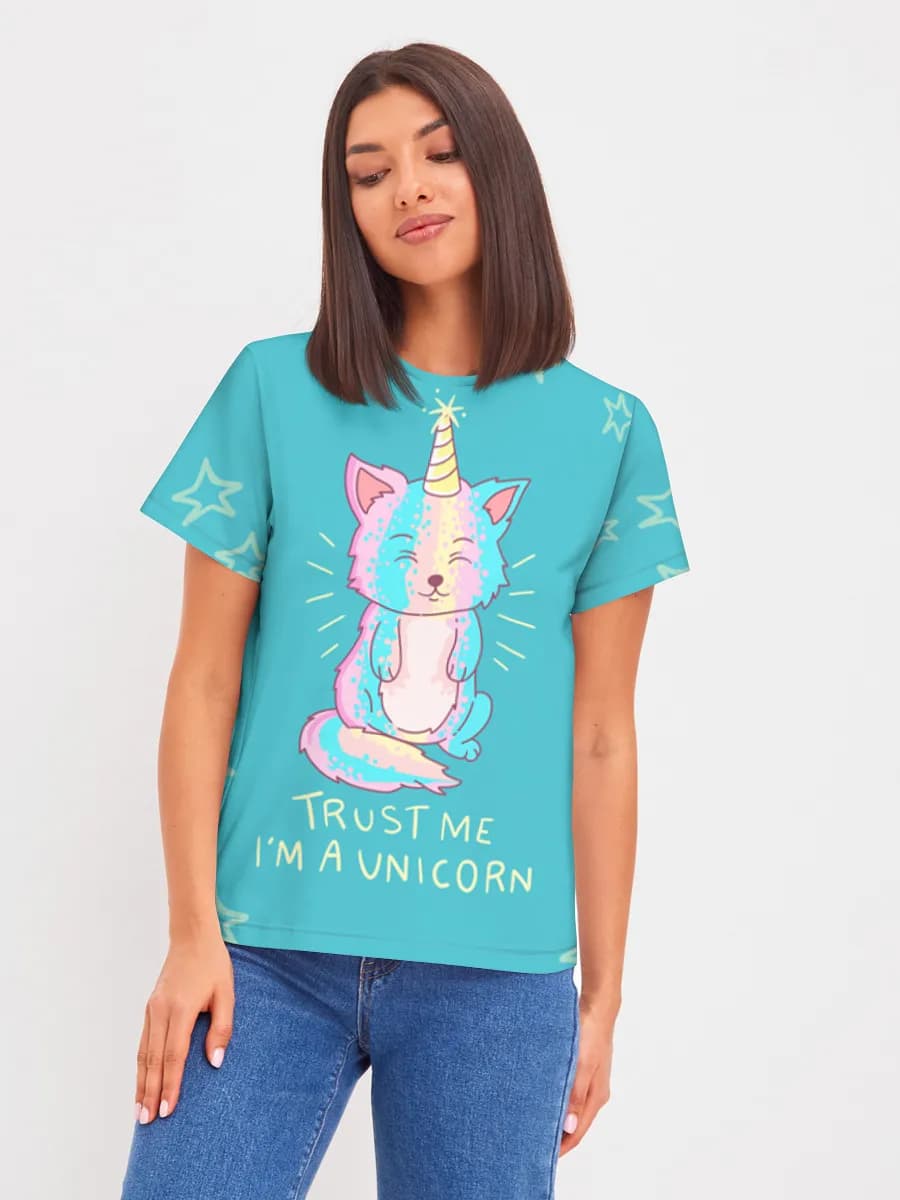 Women's basic cotton T-shirt
