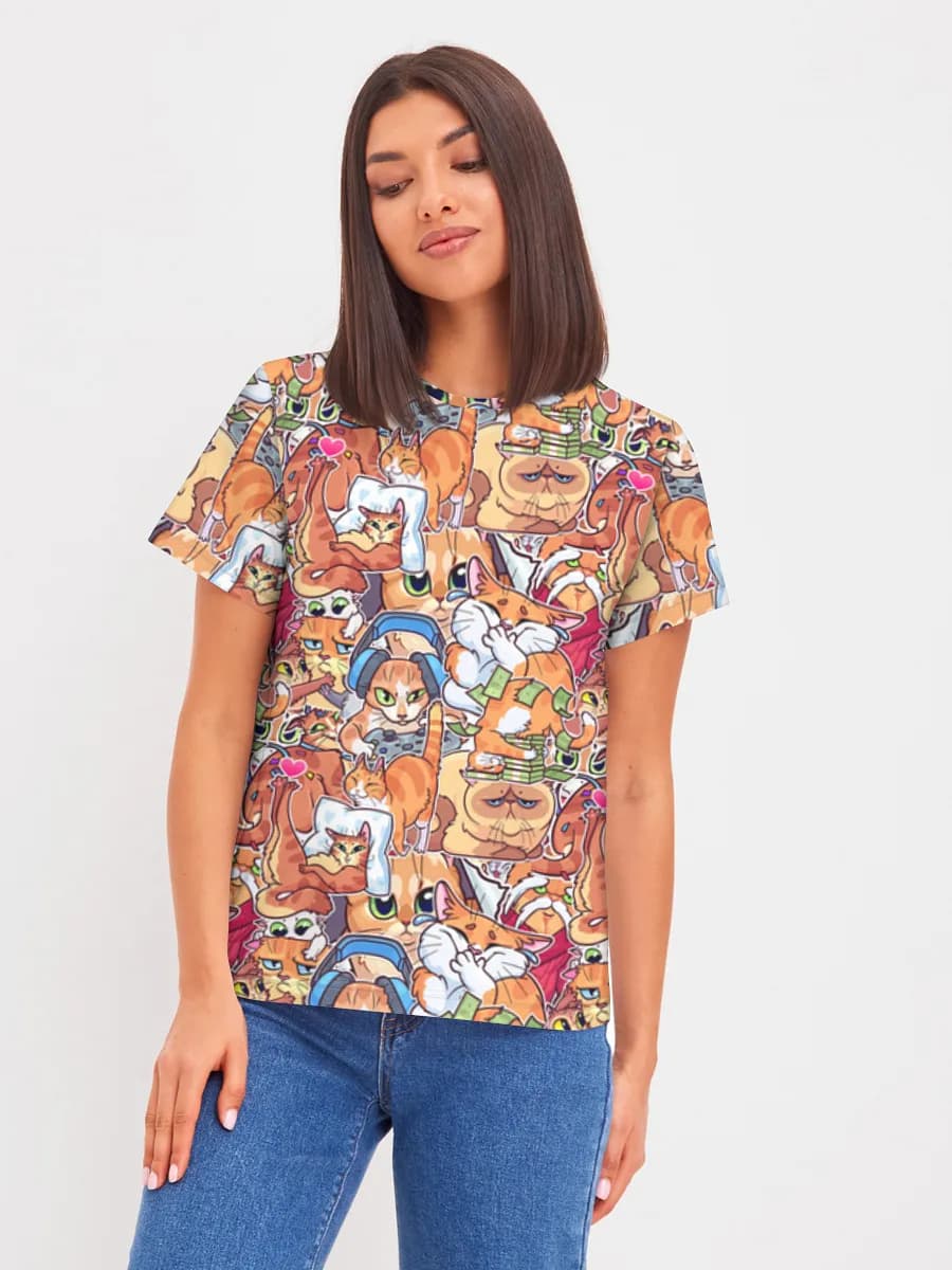 Women's basic cotton T-shirt