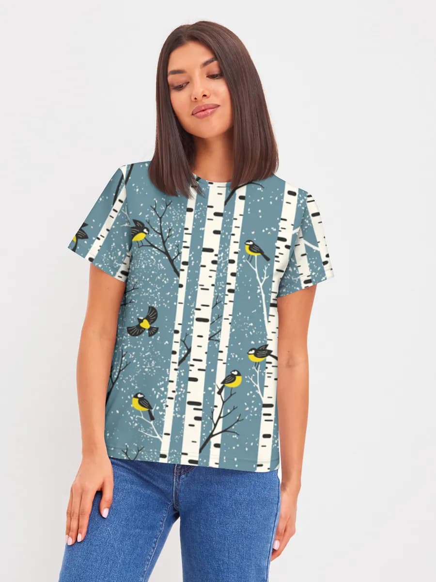 Women's basic cotton T-shirt