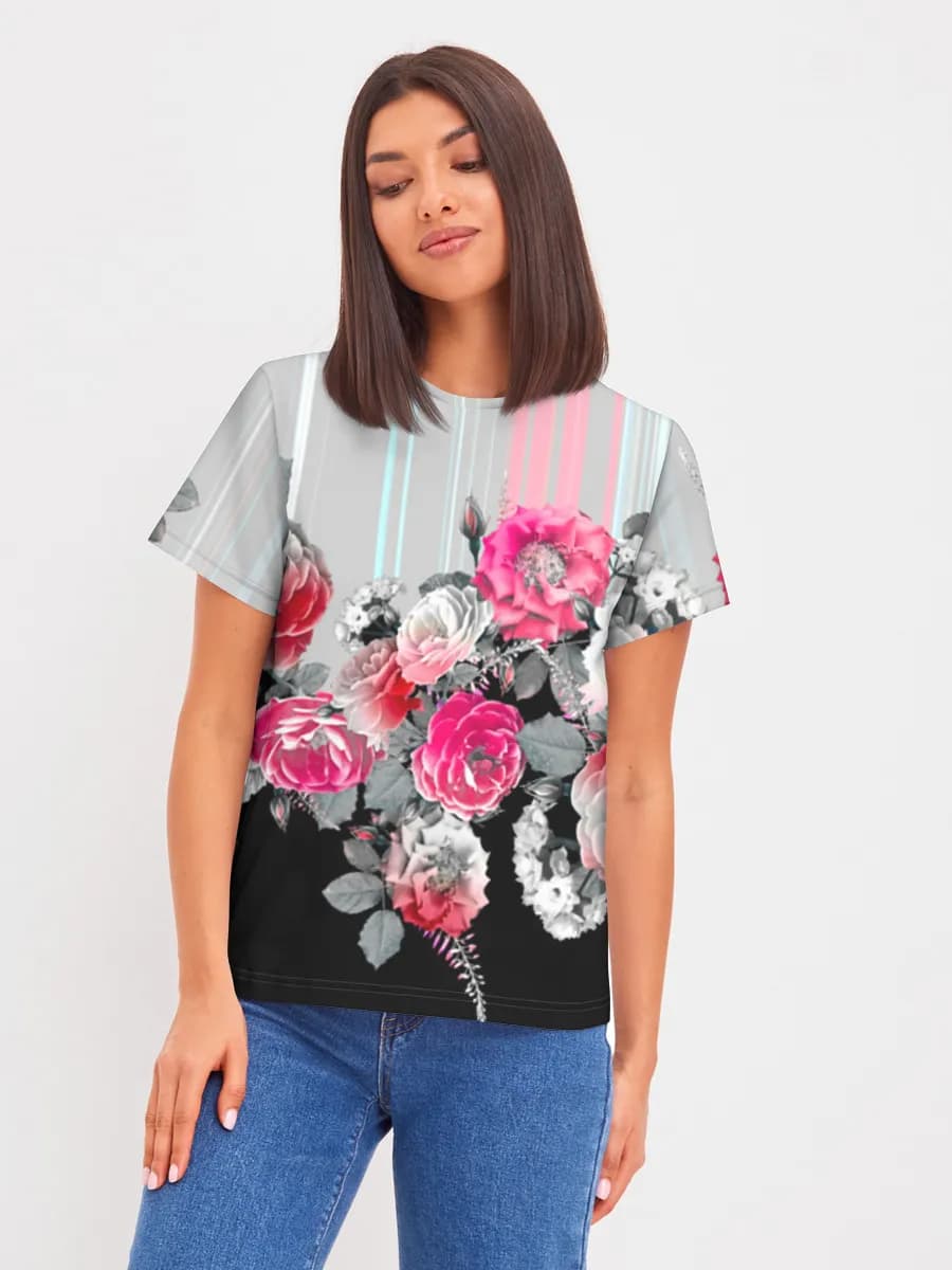 Women's basic cotton T-shirt