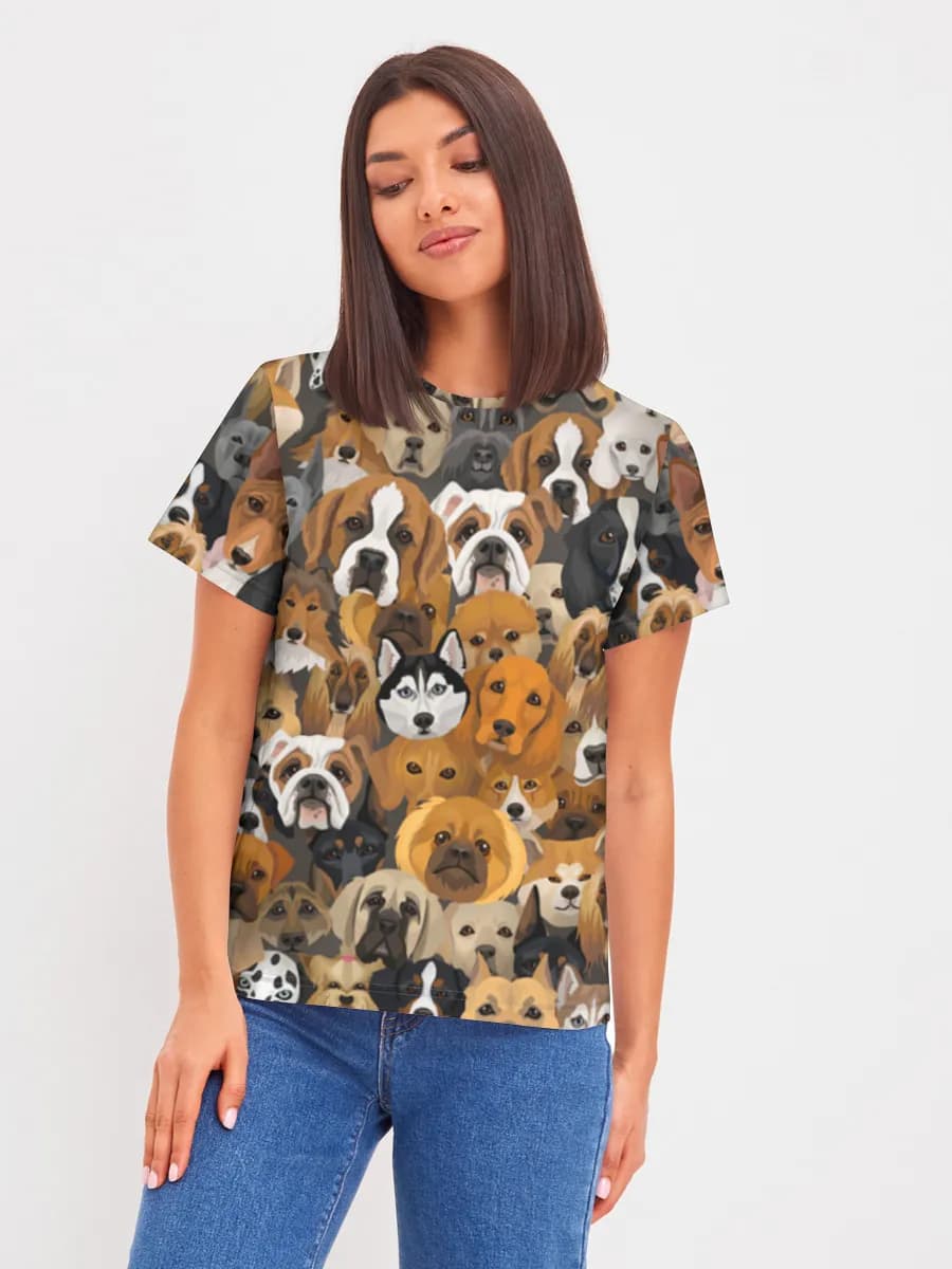 Women's basic cotton T-shirt