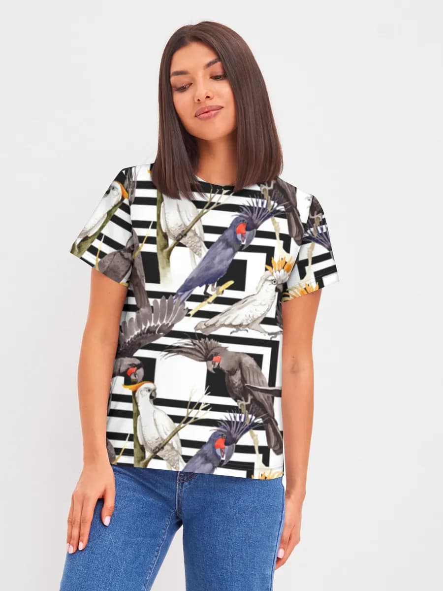 Women's basic cotton T-shirt
