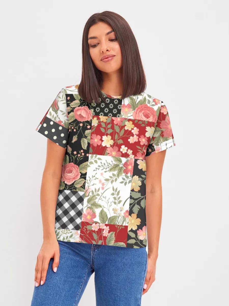Women's basic cotton T-shirt