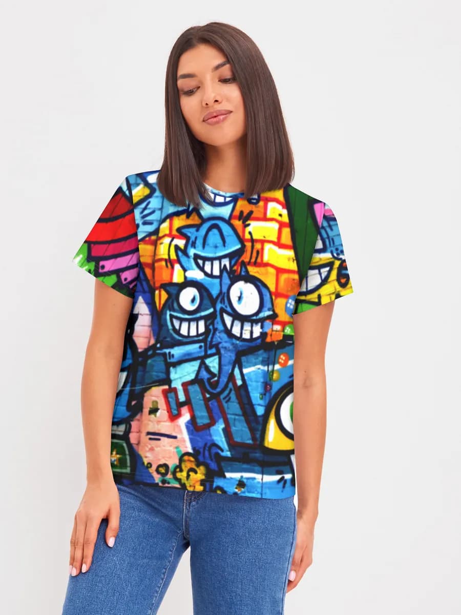 Women's basic cotton T-shirt