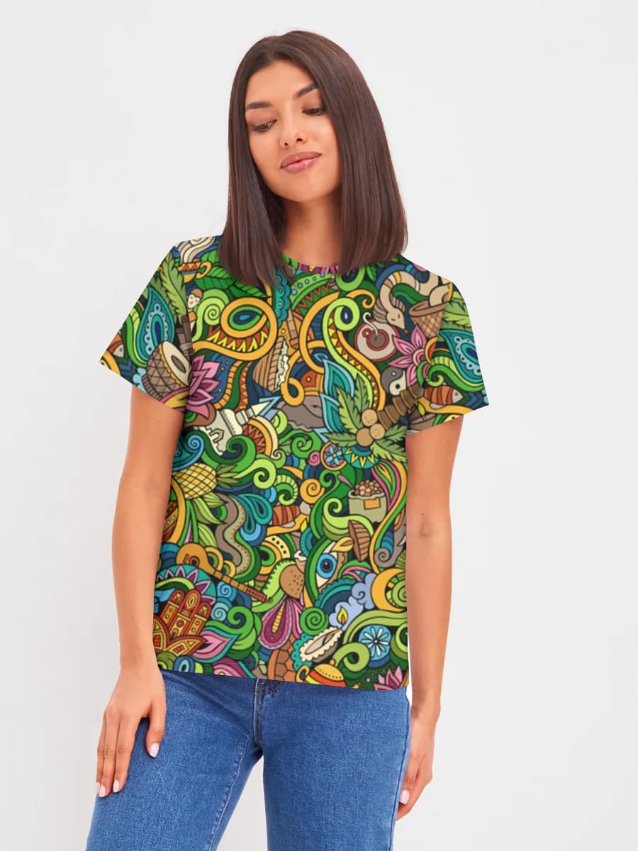 Women's basic cotton T-shirt
