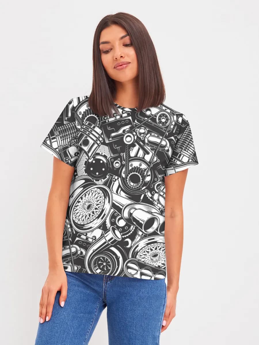 Women's basic cotton T-shirt