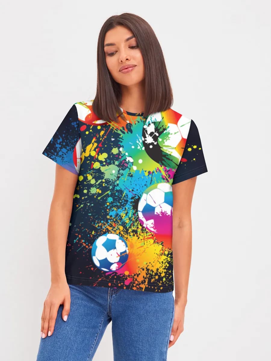 Color Splash Soccer Balls