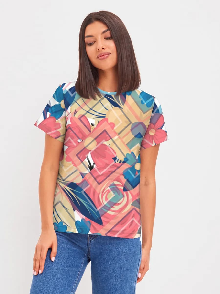 Women's basic cotton T-shirt