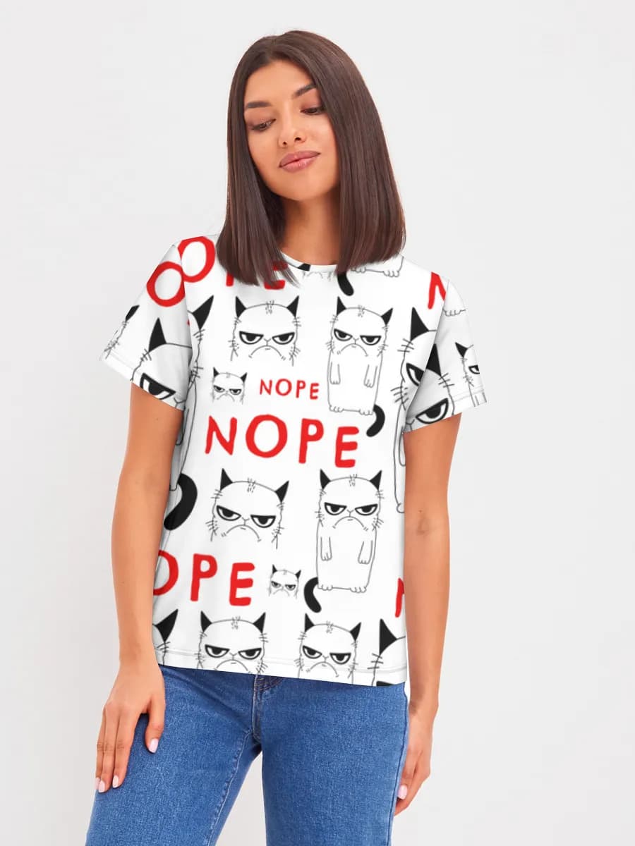 Women's basic cotton T-shirt