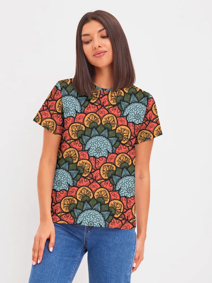 Women's basic cotton T-shirt