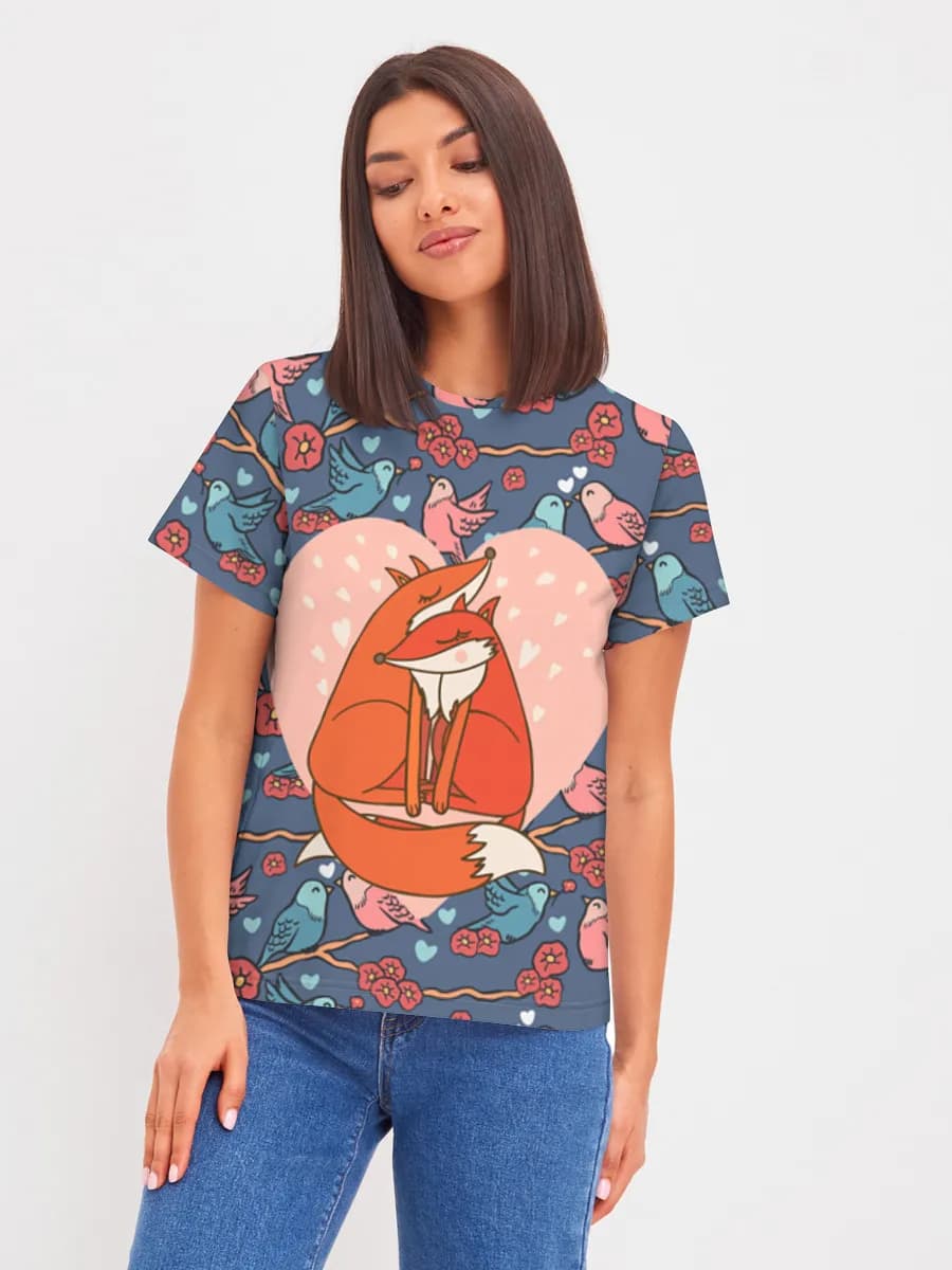 Women's basic cotton T-shirt