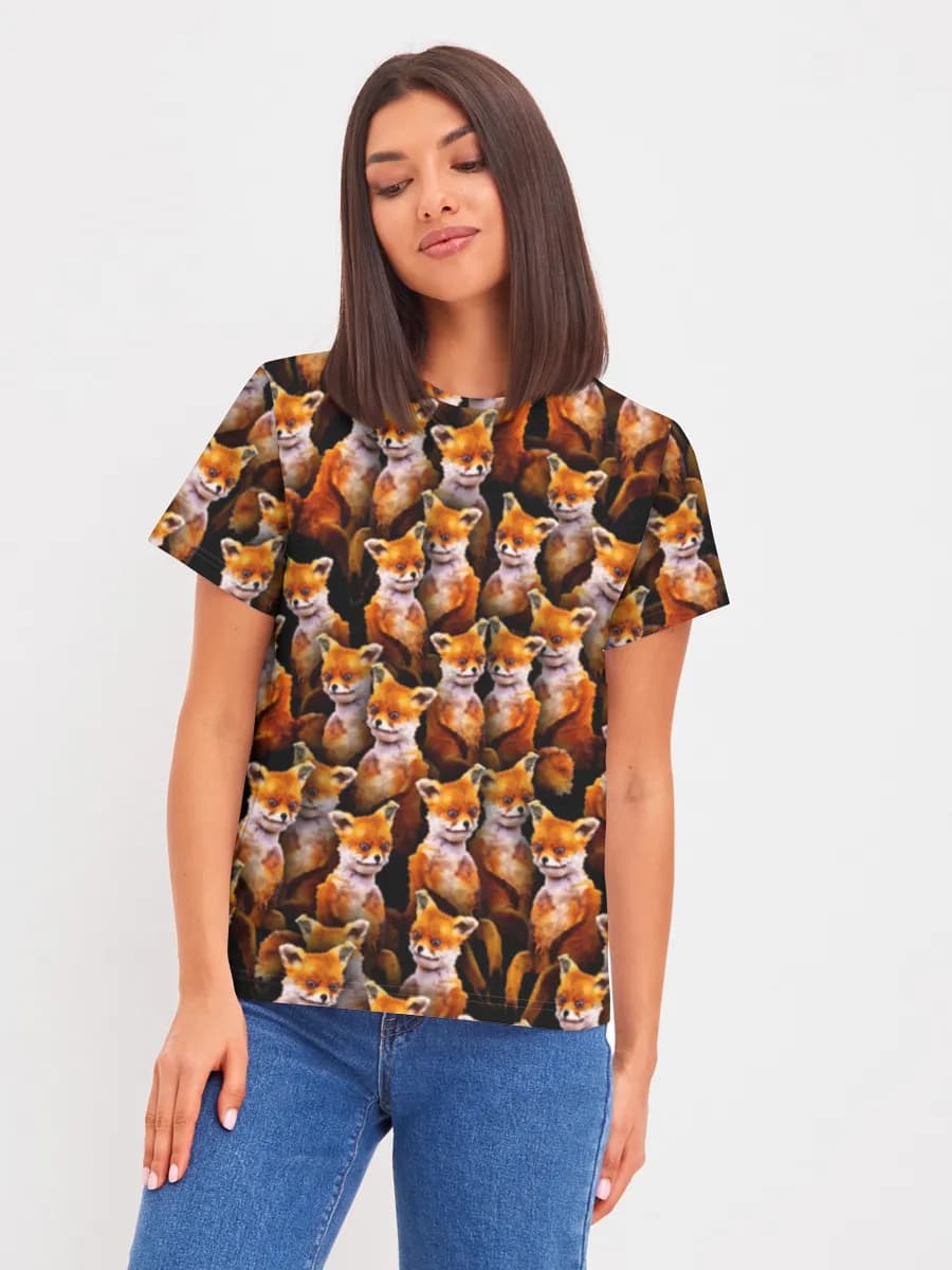 Women's basic cotton T-shirt