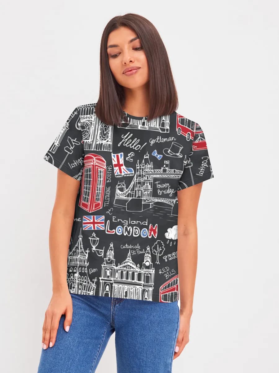 Women's basic cotton T-shirt