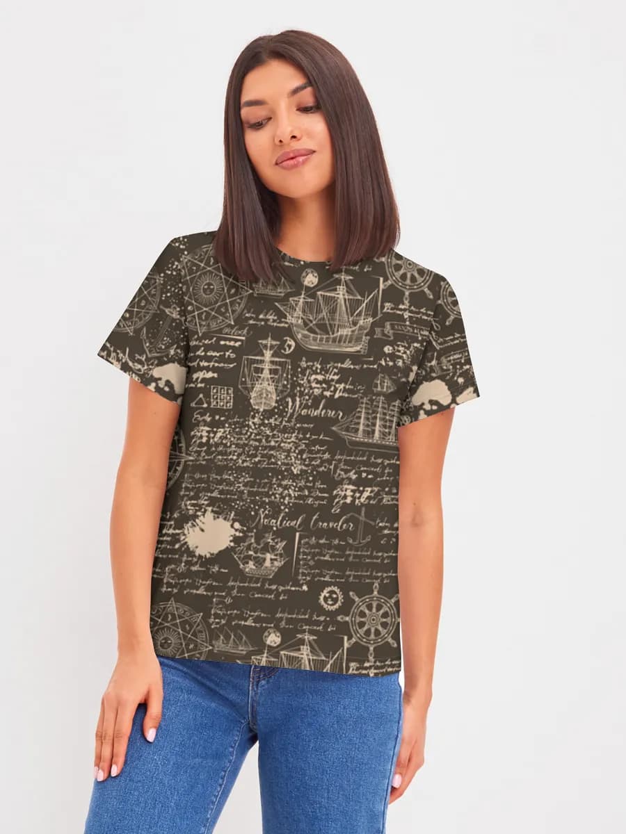 Women's basic cotton T-shirt