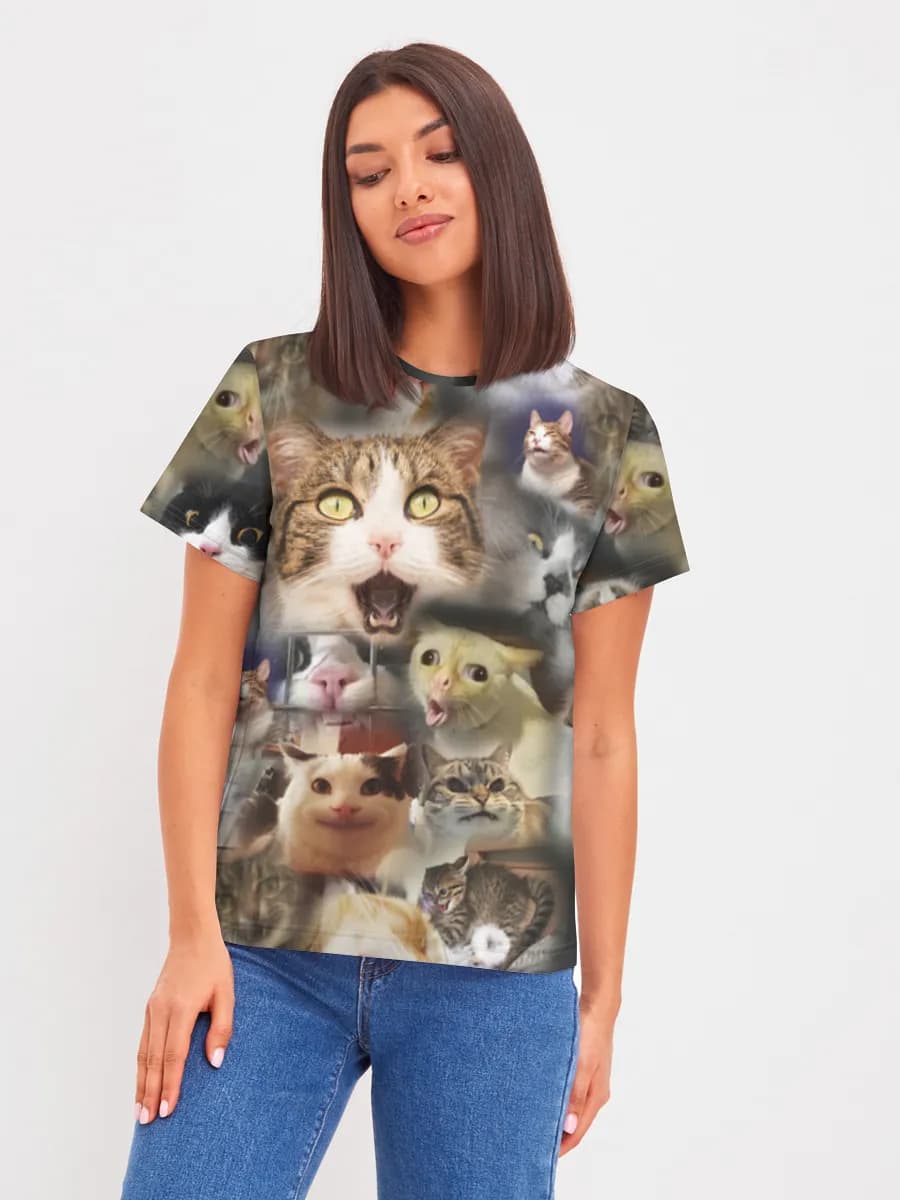 Women's basic cotton T-shirt
