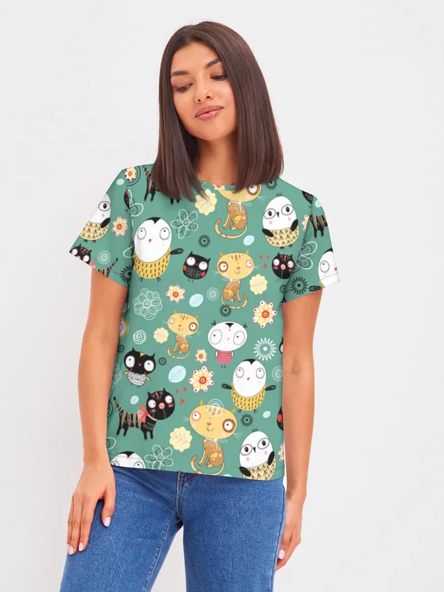 Women's basic cotton T-shirt