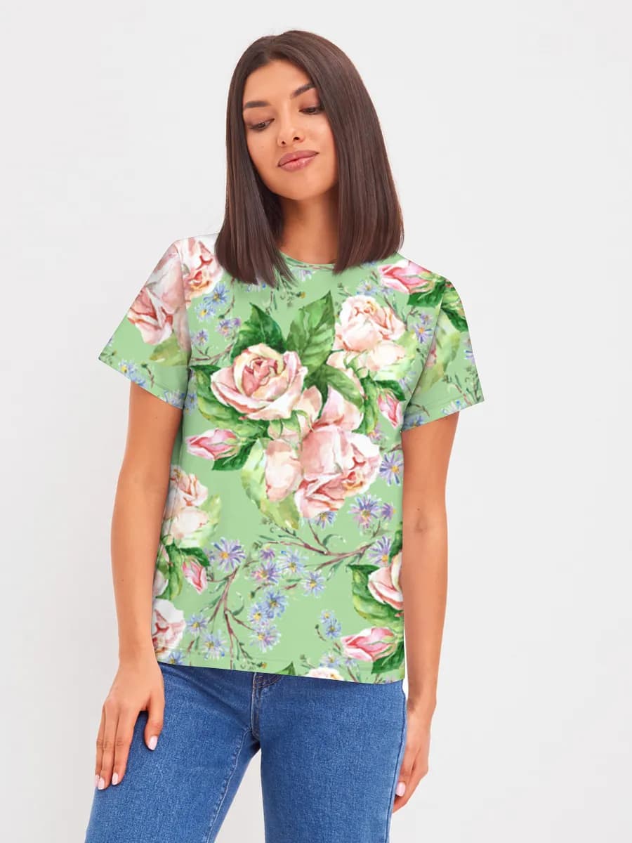 Women's basic cotton T-shirt