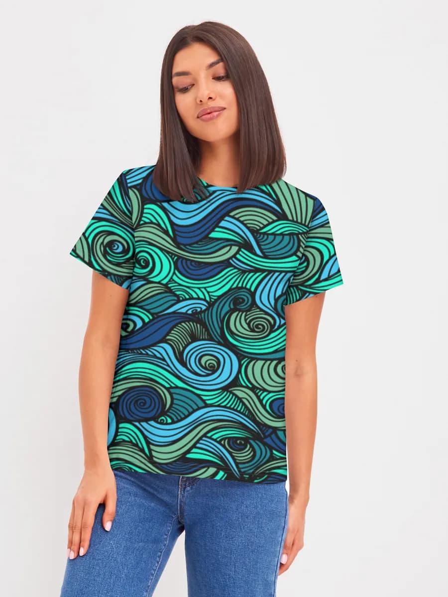 Women's basic cotton T-shirt