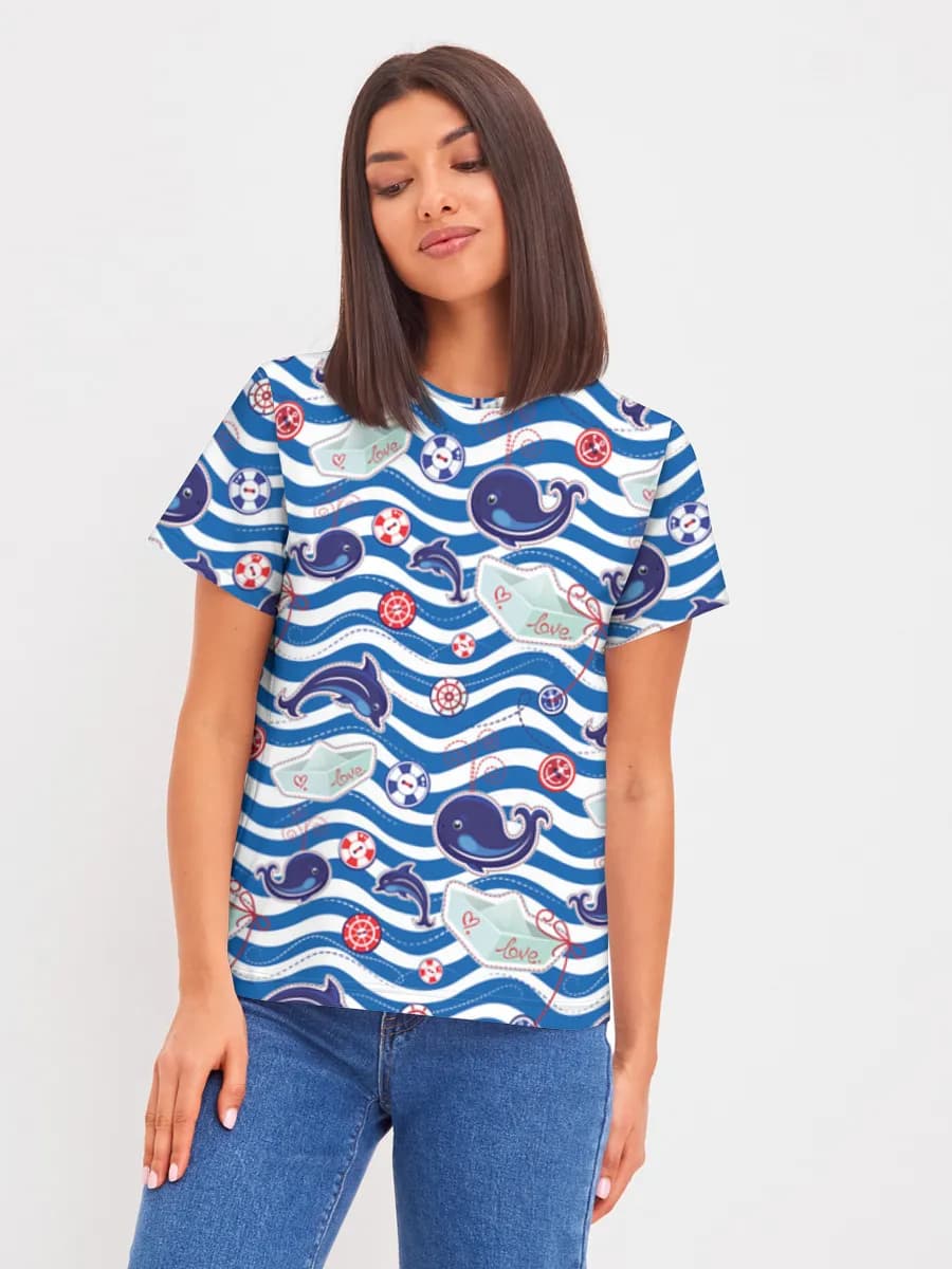 Women's basic cotton T-shirt