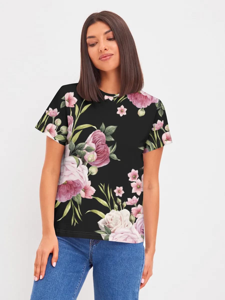 Women's basic cotton T-shirt