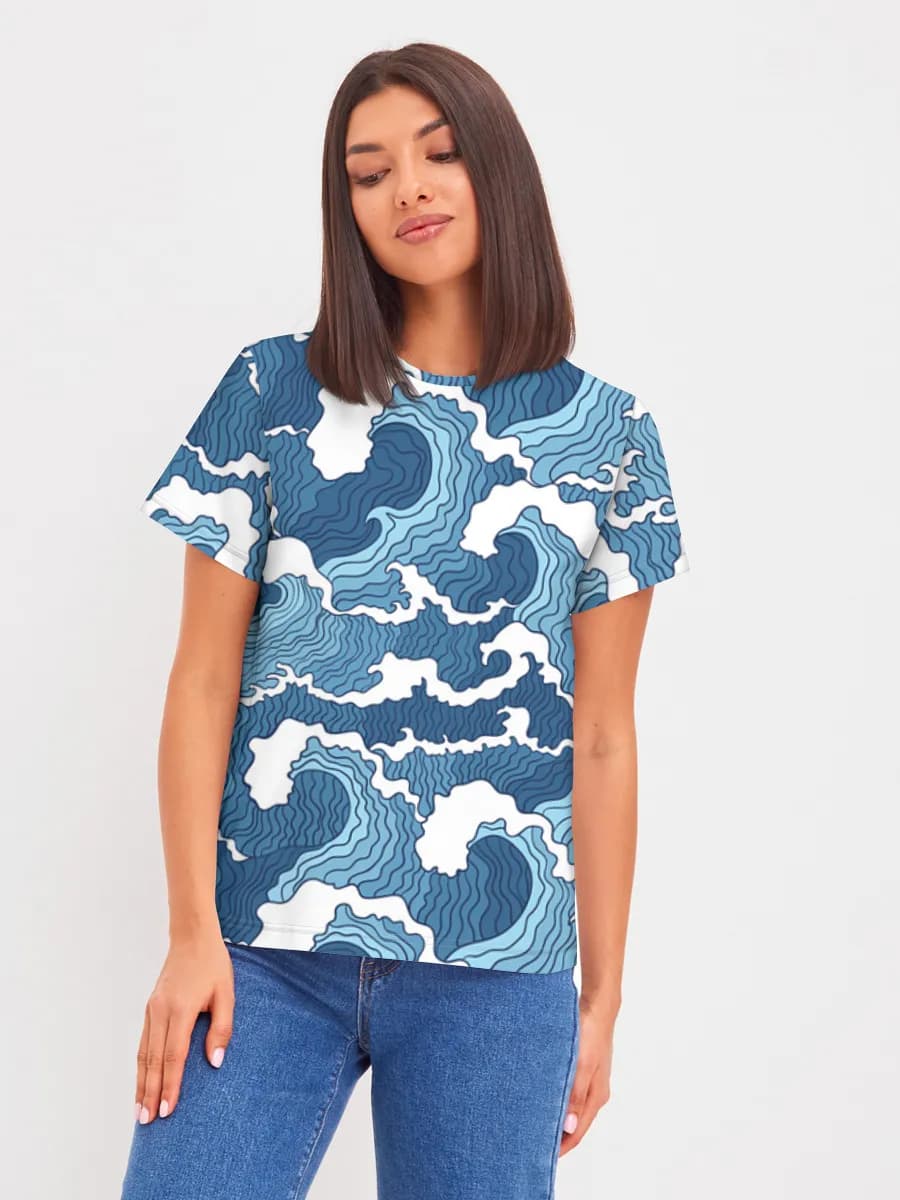 Women's basic cotton T-shirt