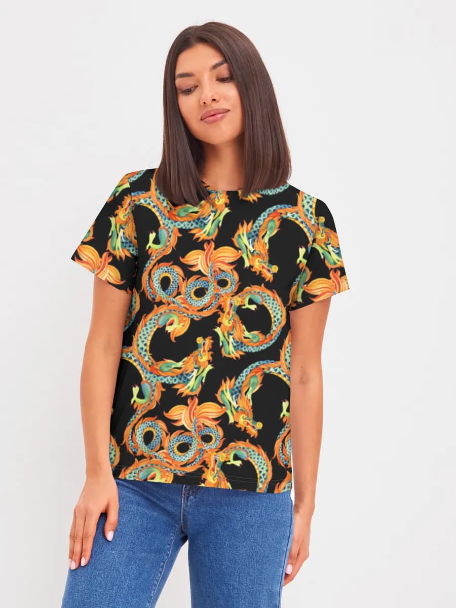 Flame Coiled Dragons