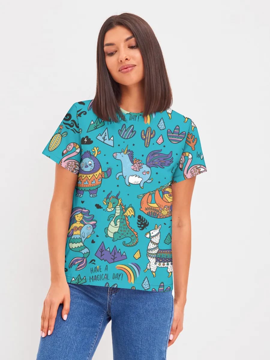 Women's basic cotton T-shirt
