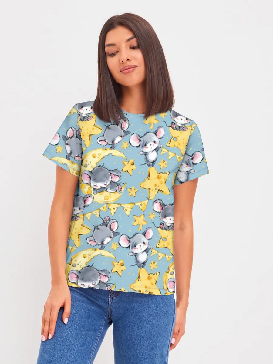 Women's basic cotton T-shirt