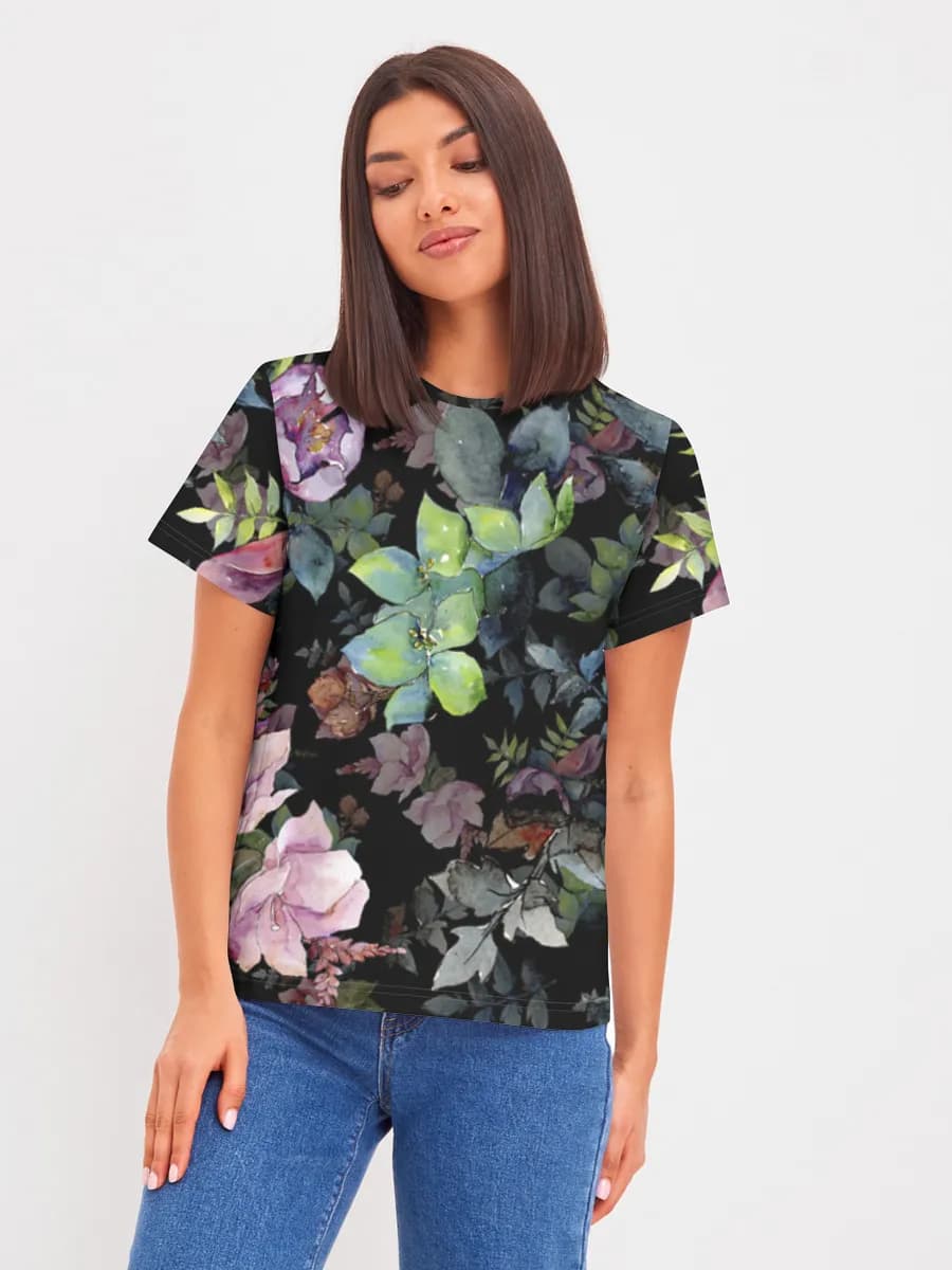 Women's basic cotton T-shirt