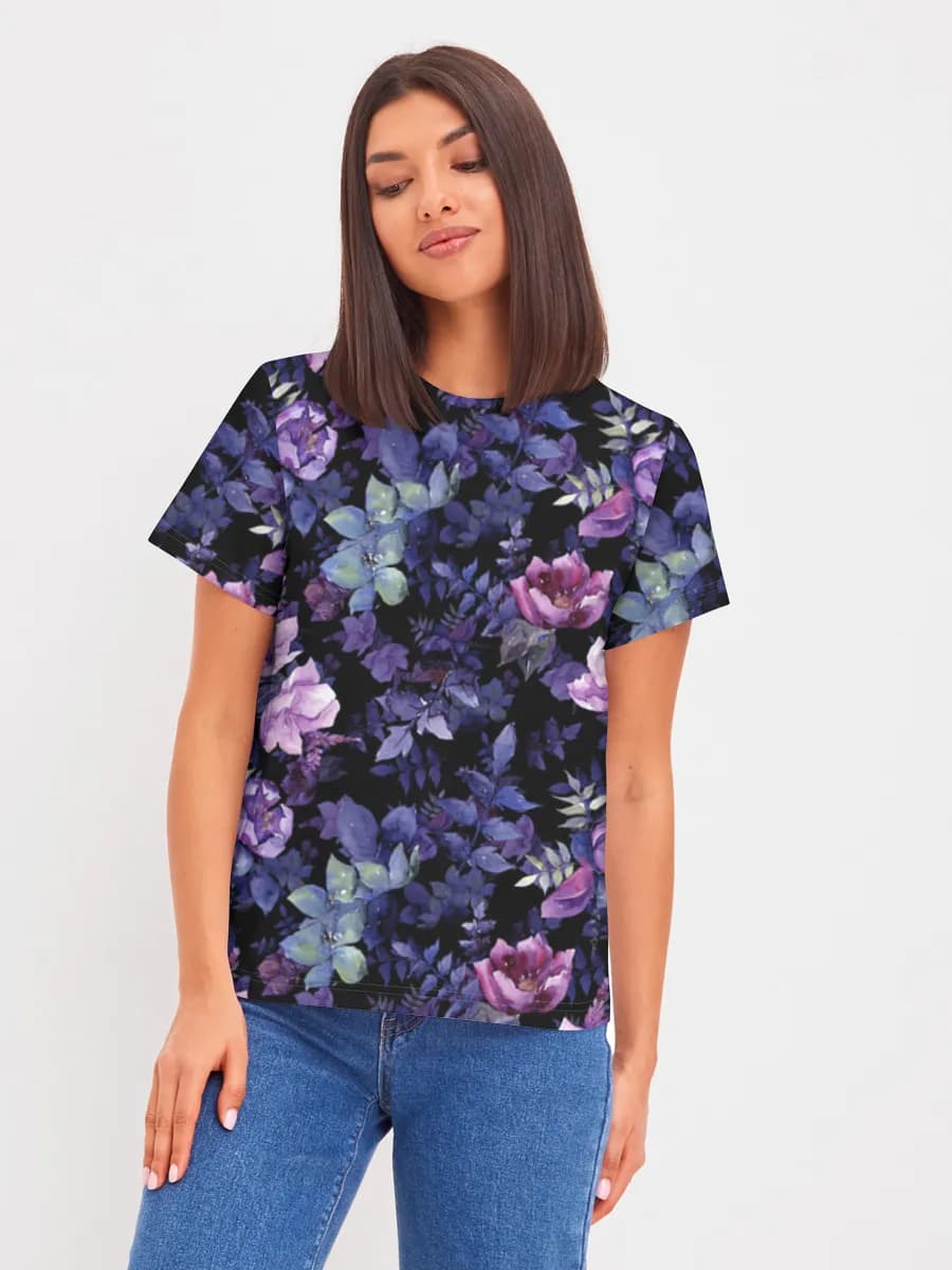 Women's basic cotton T-shirt