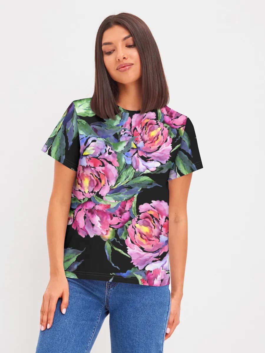 Women's basic cotton T-shirt