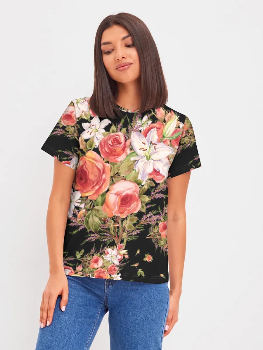 Women's basic cotton T-shirt