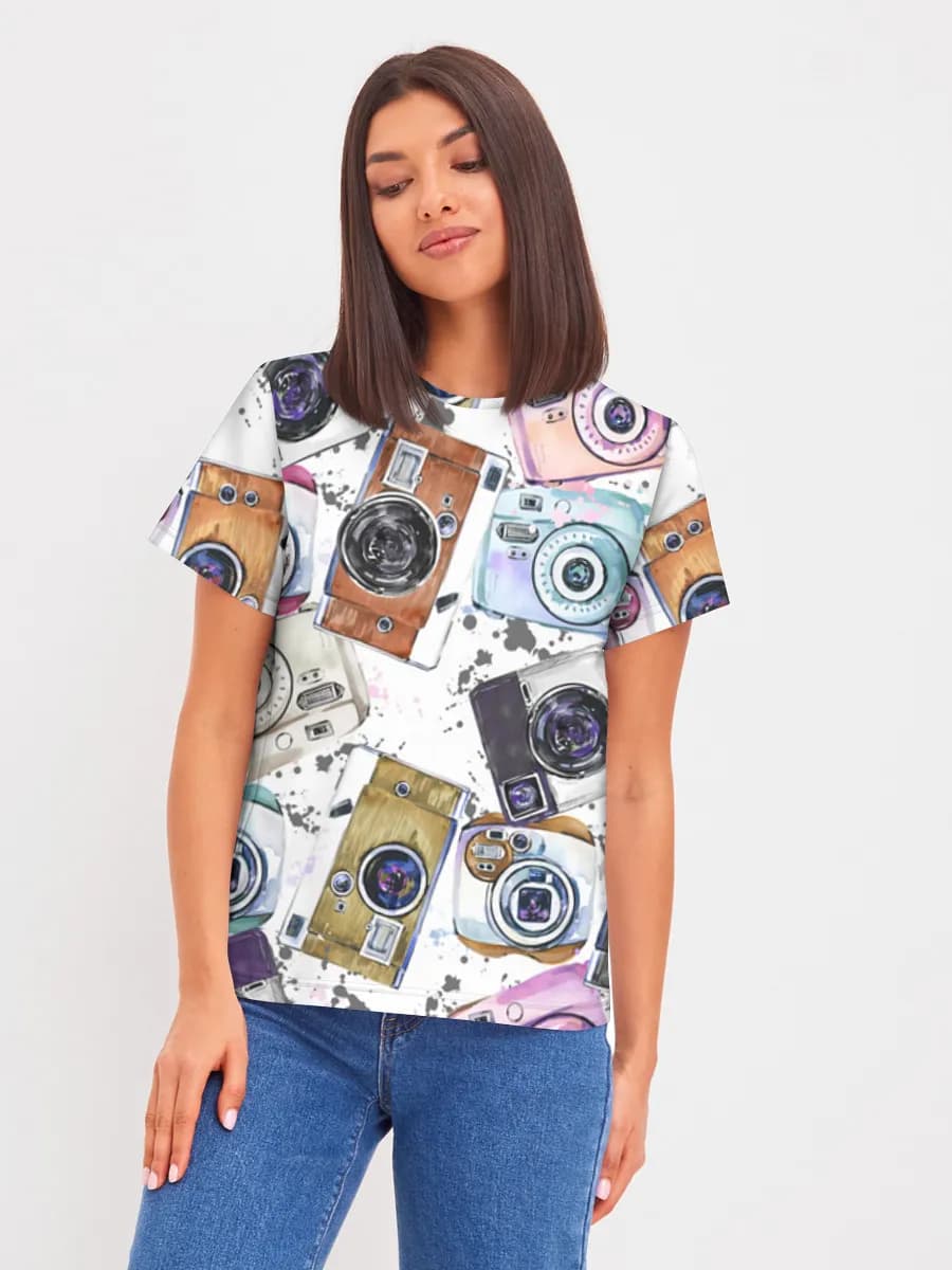 Women's basic cotton T-shirt