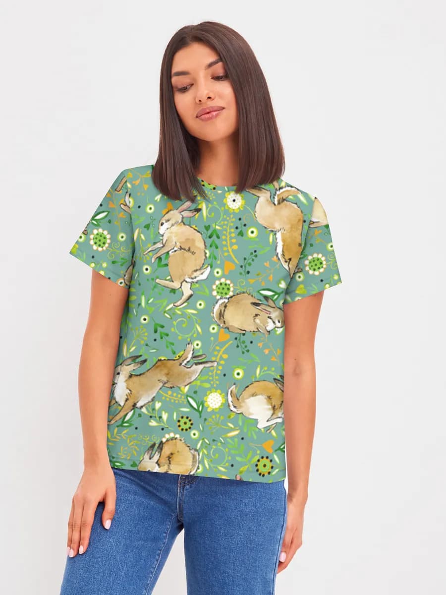 Women's basic cotton T-shirt