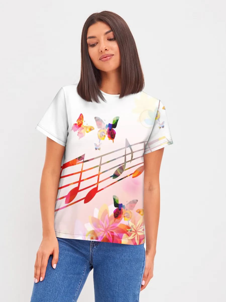 Butterfly Music Notes