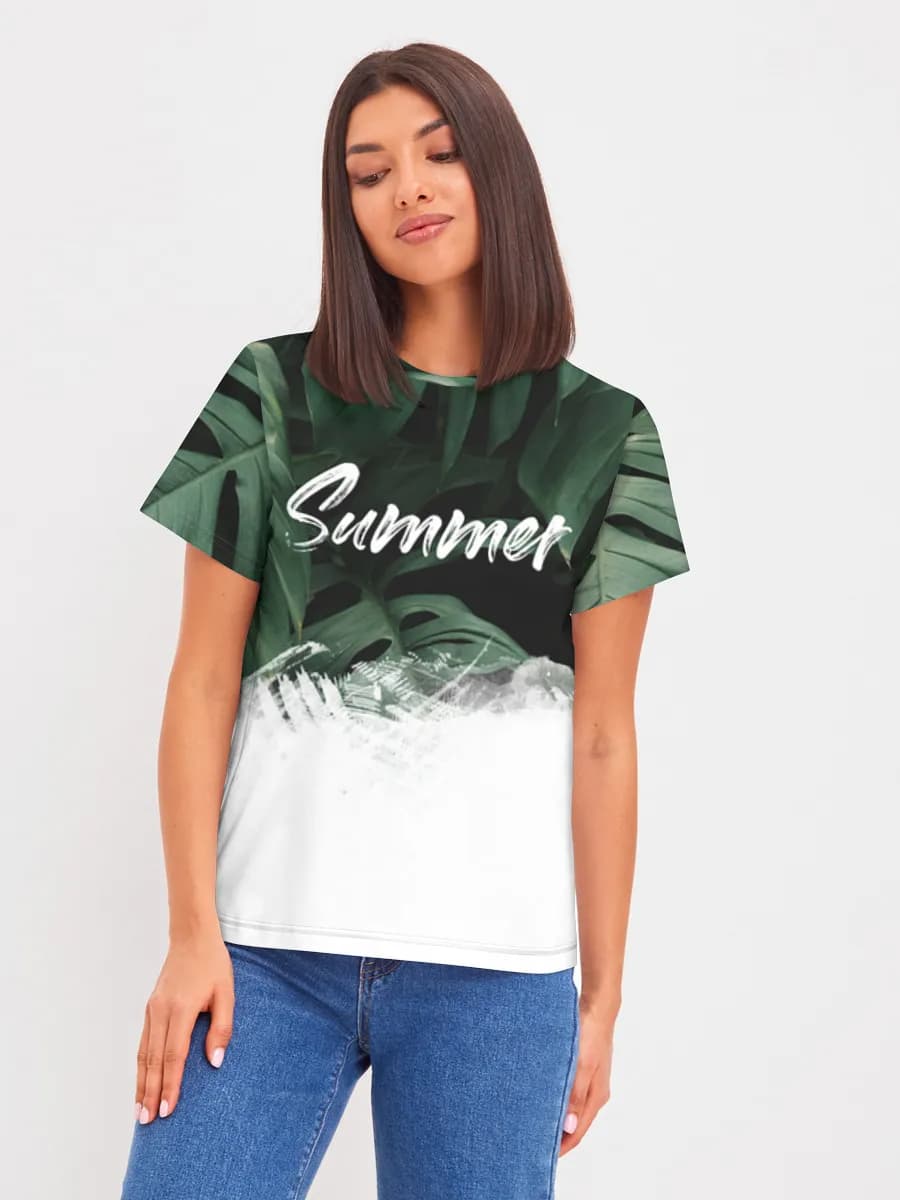 Women's basic cotton T-shirt