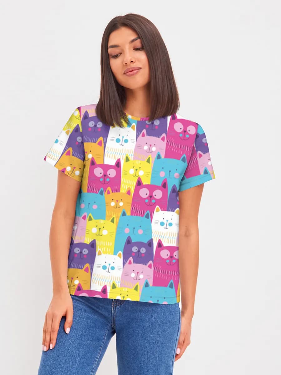 Women's basic cotton T-shirt